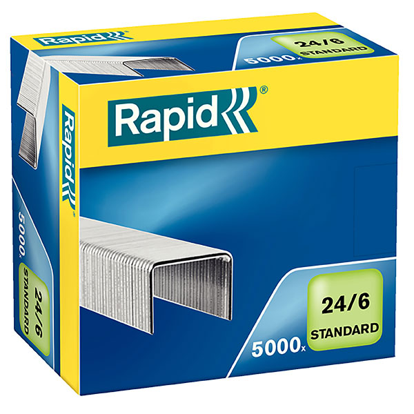 Staples - 24/6mm - Box of 5000