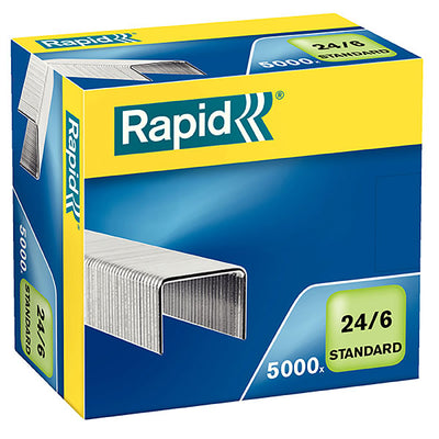 Rapid Staples - 24/6mm - Box of 5000