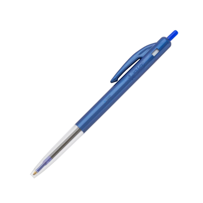 Blue - Bic Clic Pens Medium - single