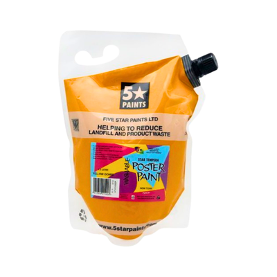 Yellow Ochre 1.5L - Star Tempera Paint Pouch