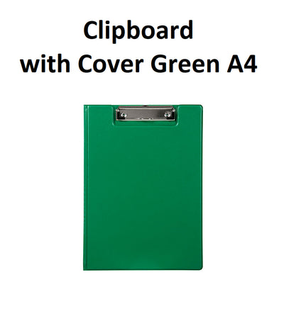 Green - A4 Clipboard with Cover