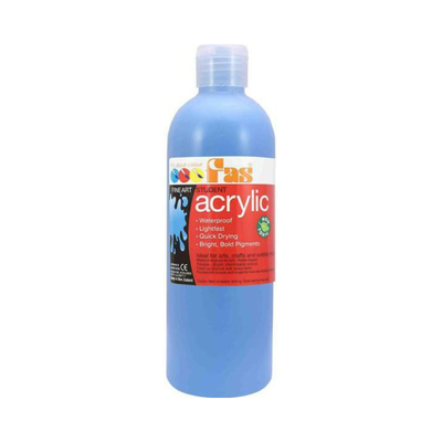 Cobalt Blue 500mL - FAS Student Acrylic Paint