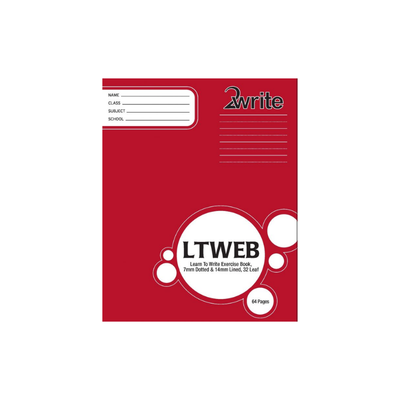 LTWEB / LWB5 - Learn to Write Book - 14mm Lined/7mm Feint