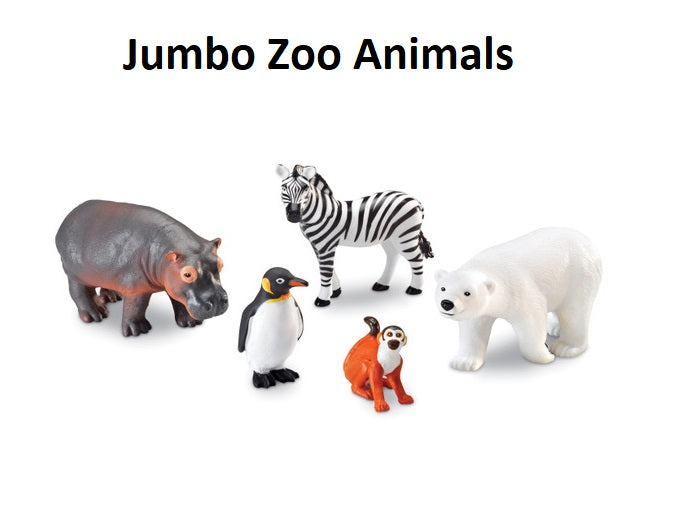 Jumbo Animal Set - Zoo Animals