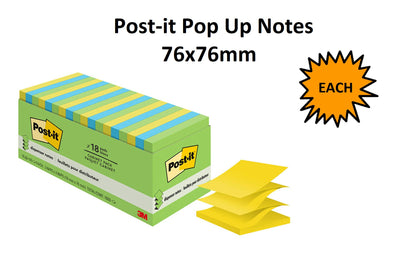 Post It Pop Up Notes -  (76 x 76mm)