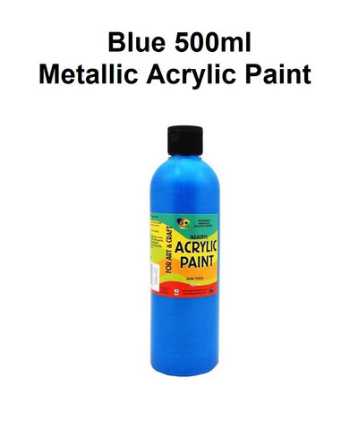 Blue 500mL - Metallic Acrylic Paint
