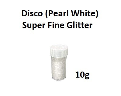Disco (Pearl White) 10g - Midas Superior Fine Glitters