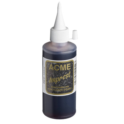 Red 100ml - Refill Ink for Stamp Pads