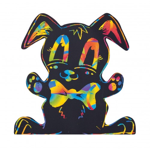Scratch Art easter Shapes - Packet 30