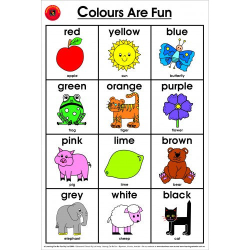 Colours Are Fun Chart