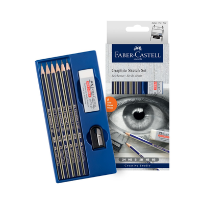 Faber Castell Goldfaber Graphite Sketch Pencils Set