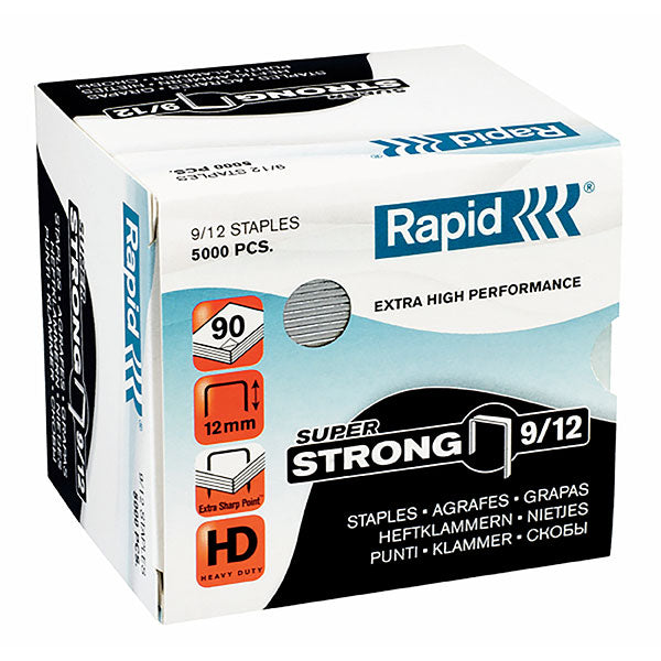Rapid Staples - 9/12mm - Box of 5000