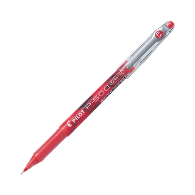 Red - Pilot P500 Gel Pen - Extra Fine Tip