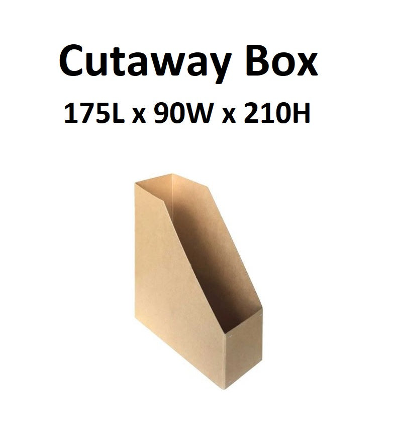 Cutaway Box - 175L x 90W x 210H