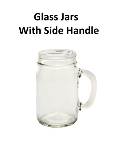 Glass Jars - With Side Handle