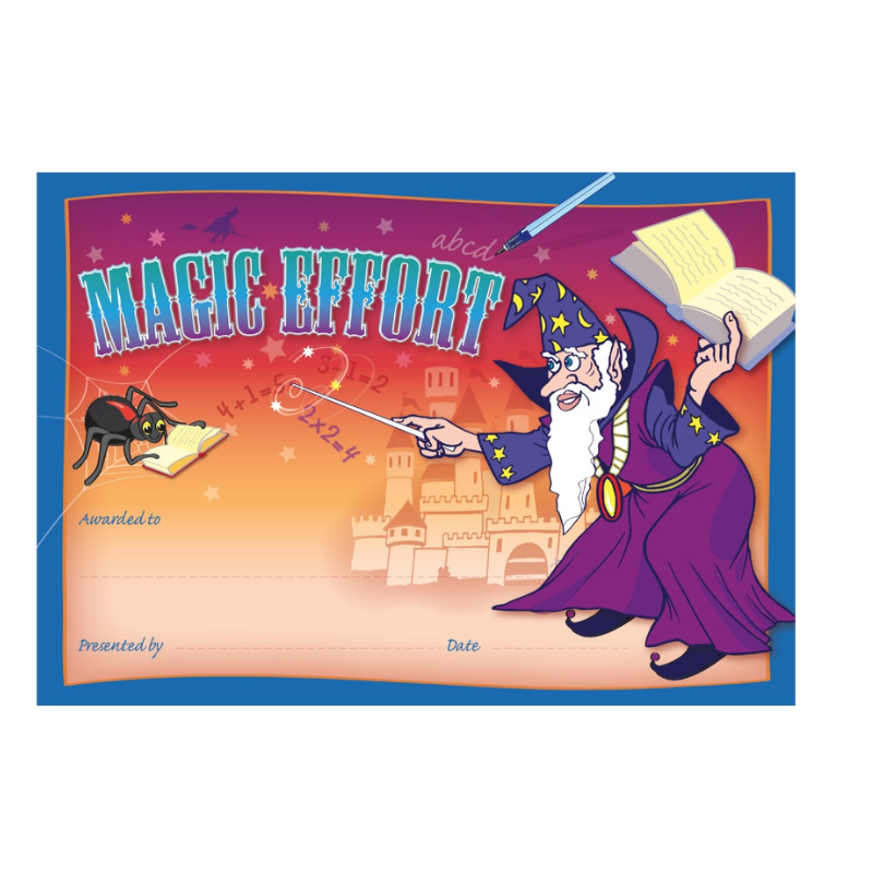 Magic Effort - Certificates (Pack of 200)