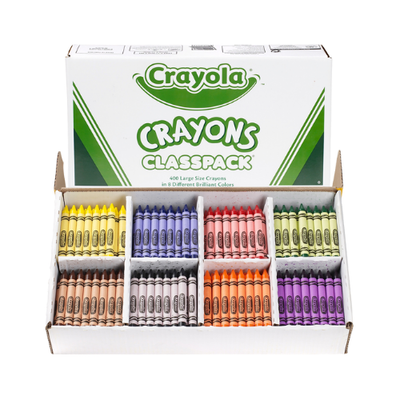 Crayola Large Crayons - 400's Classroom Pack