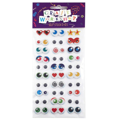Craft Self-Adhesive Eyes assorted 30 pairs