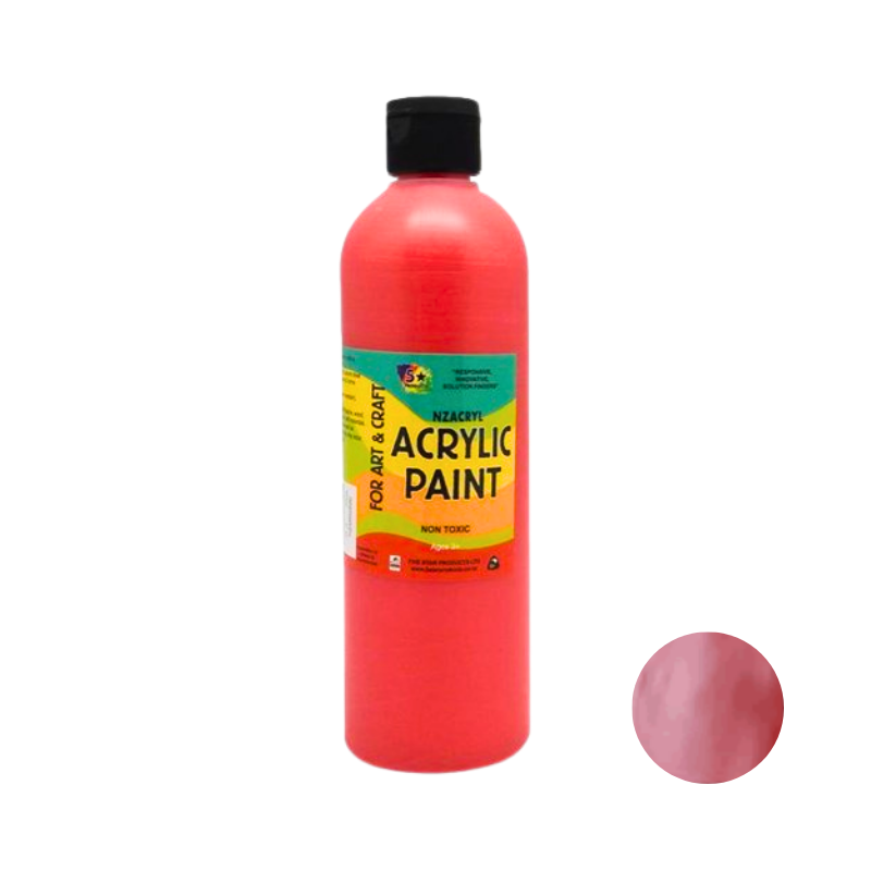 Red 500mL - Metallic Acrylic Paint