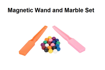 Magnetic Wand and Marble Set