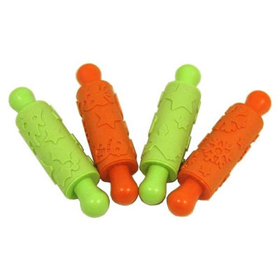 Rubber Rolling Pins - Christmas (Set of 4)