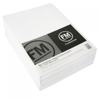 White (Pack of 50) - Presentation Folders