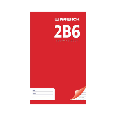2B6 - Hardcover Lecture Book - 7mm Lined (Warwick)