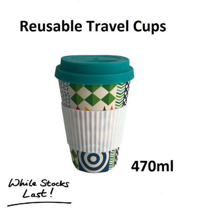 Reusable Travel Cups 470ml