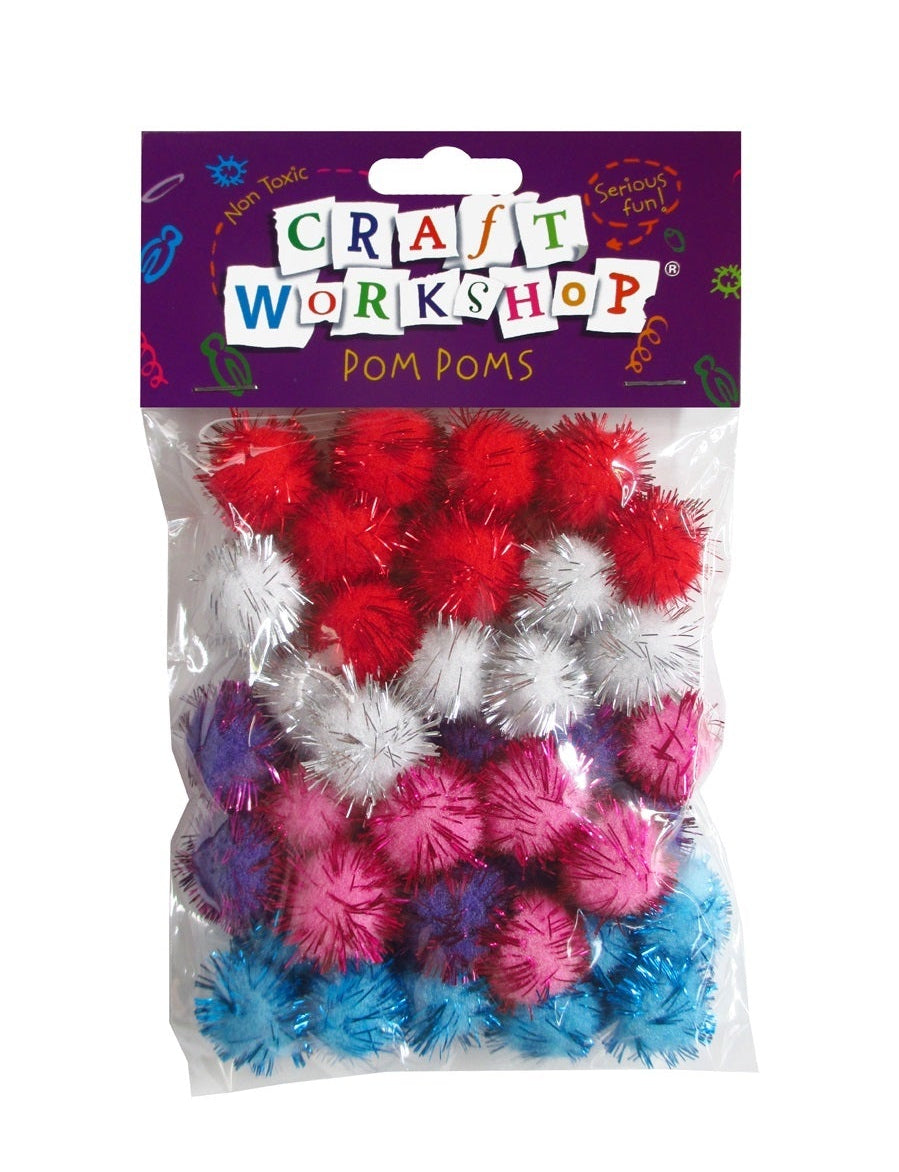 Glitter Pom Poms