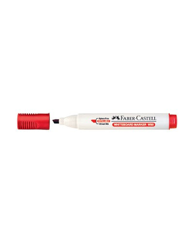 Red - Chisel tip - Faber Castell Whiteboard Markers