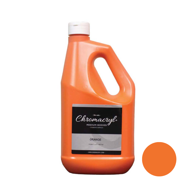 Orange 2L - Chromacryl Acrylic Paint