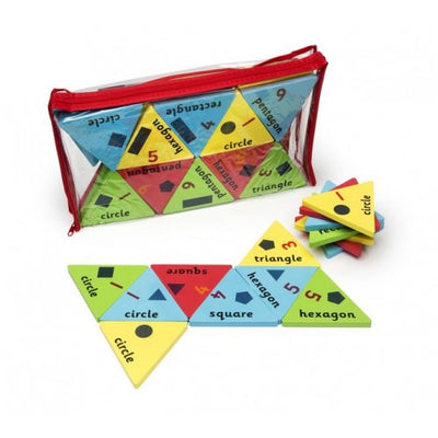 Jumbo Floor Shape Dominoes - Tc1059