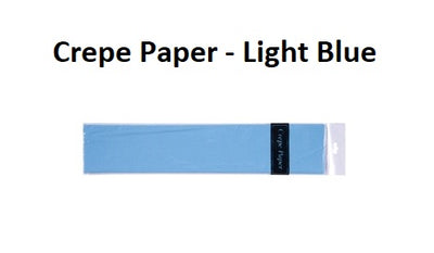Crepe Paper - Light Blue