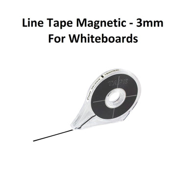 Pilot Line Tape for Whiteboards - 3mm
