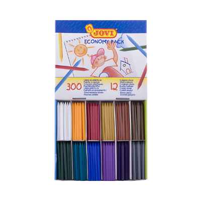 Jovi Plastic Crayons - Box of 300 (Earth)