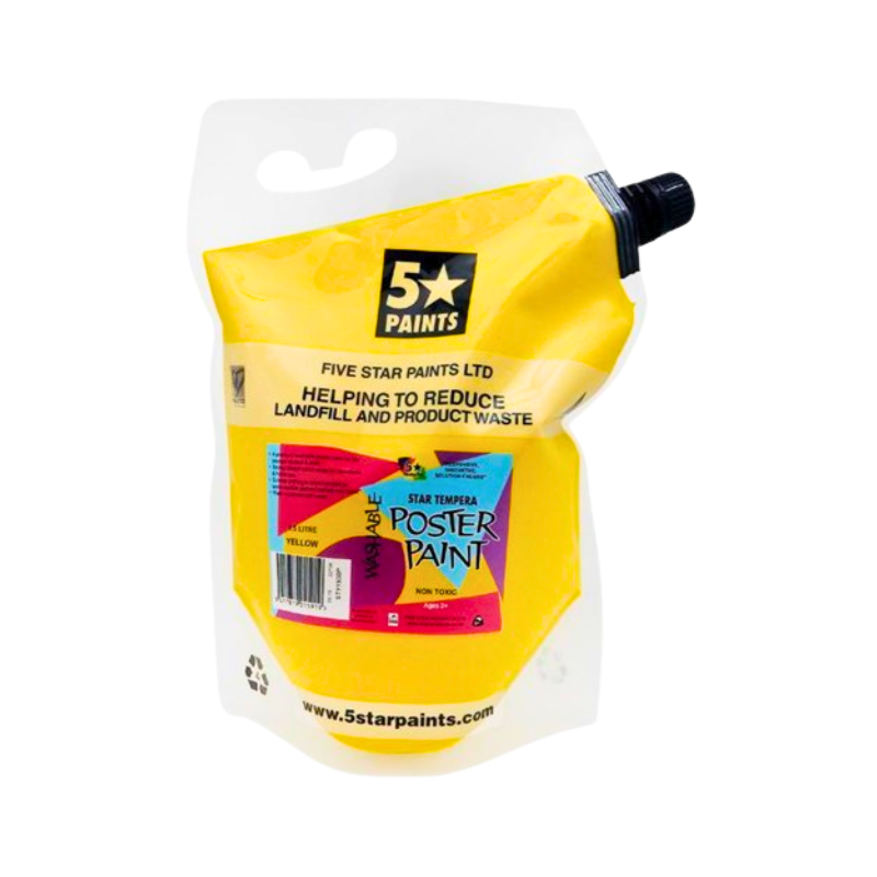 Yellow 1.5L - Star Tempera Paint Pouch