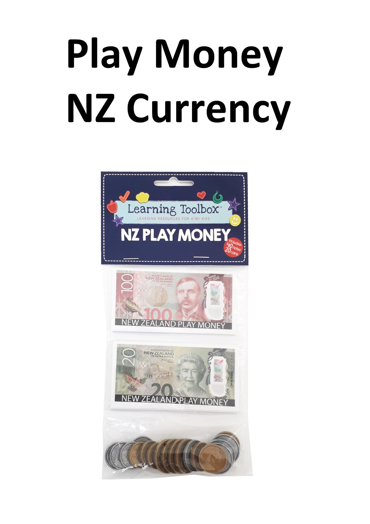 Play Money - New Zealand Currency Pack