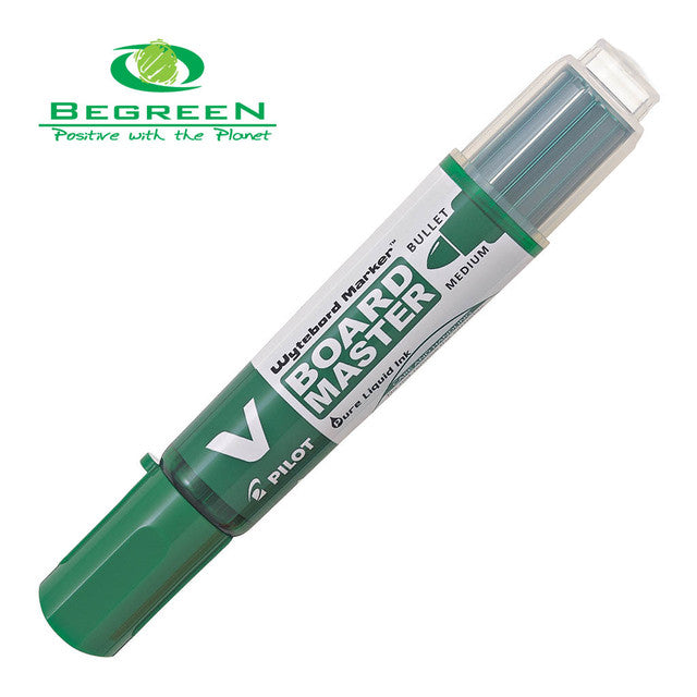 Green - Bullet tip Pilot BeGreen Whiteboard Marker