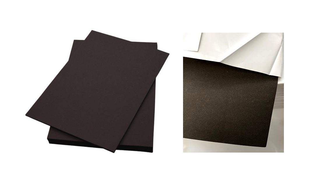 Triple Coat Black Art Paper