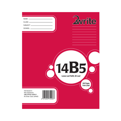 14B5 - Loose Leaf Refill - 7mm Lined