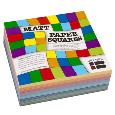 Matt Paper Squares 25.4cm – Pack of 360