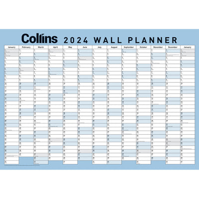 Year Wall Planner - 700x990mm Laminated