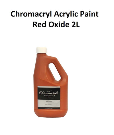 Red Oxide 2L - Chromacryl Acrylic Paint