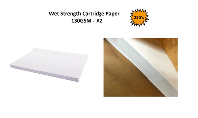 A2 - Wet Strength Cartridge Paper 135gsm 250's