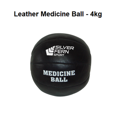 Leather Medicine Ball - 4kg