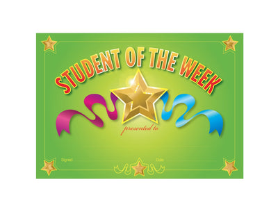 Student of the Week Certificate