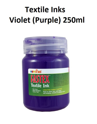 Violet (Purple) 250mL - FAStex Textile Inks