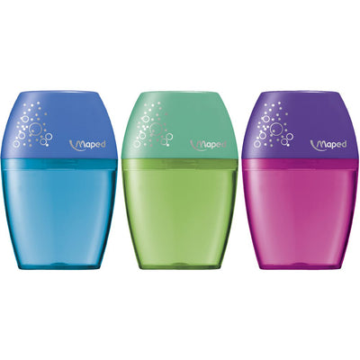 Maped Pencil Sharpener with Catcher - 2 hole (Each)