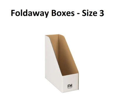 Size 3 - Foldaway Boxes / Magazine File (100 x 280 x 250mm)