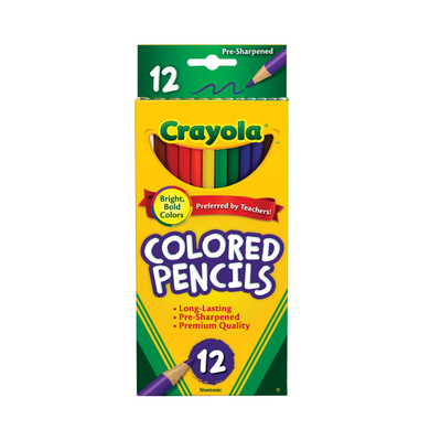 Crayola Colour Pencils - 12's Full Size